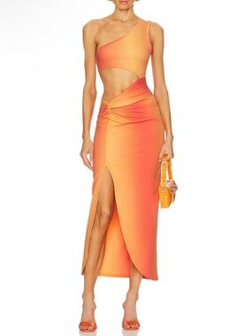 OW Collection Isabel Dress in Gradient Print